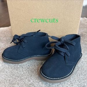 Crewcuts Kids' Navy Suede Calvert Boots